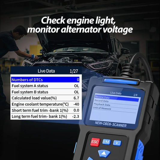 Scanner Automotriz OBD2 T200 - Lector Códigos Motor, Herramienta Diagnóstico Vehículo (Envío US Warehouse)