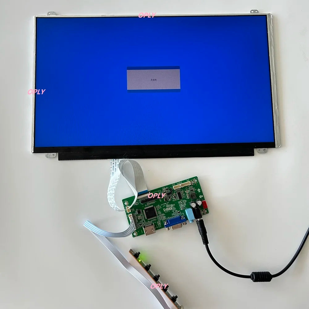 Kit Placa Controladora EDP para Panel 15.6" LP156WHB-TPA1/TPC1 (1366x768) 30pin HDMI/VGA Driver LED/LCD