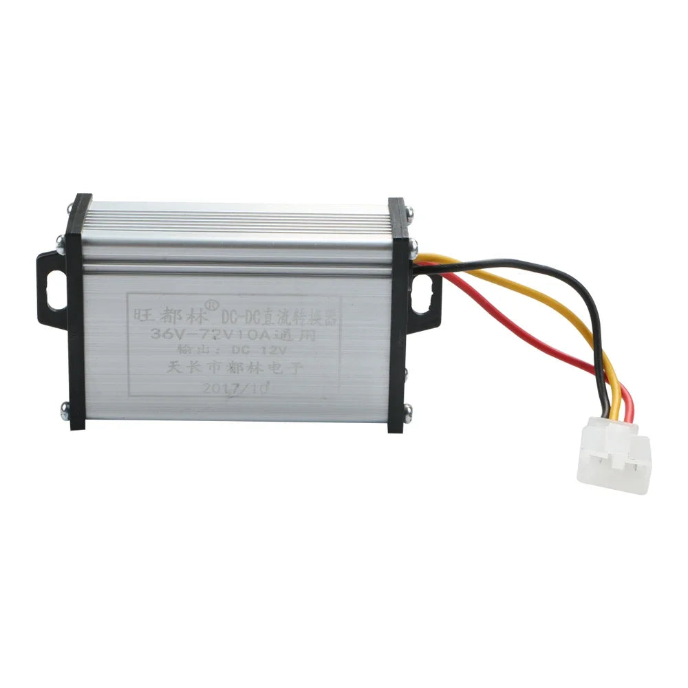 Convertidor Step-Down DC 36V-72V a 12V 10A Buck Módulo Regulador Voltaje para Vehículo Eléctrico