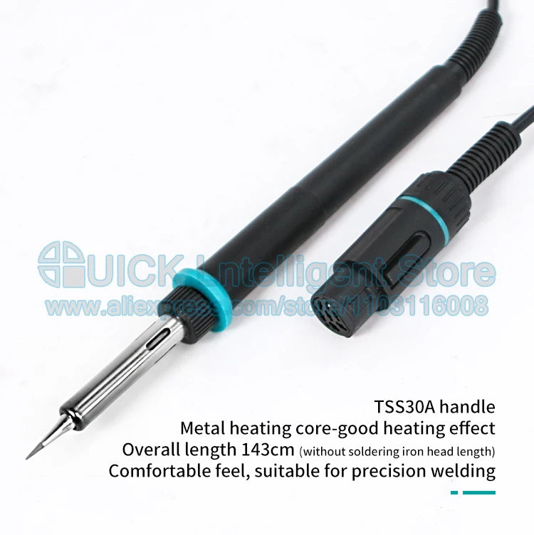 Soldering Stations QUICK TS1100 Welding Station Digital Display Lead-free 90W Intelligent Anti-static Electric Soldering Irons