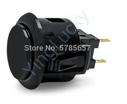 Botón Pulsador Arcade Sanwa OBSF-30 / OBSF-24 (24mm/30mm) Switch Reemplazo Nintendo/MAME/Raspberry Pi (1 Unidad)
