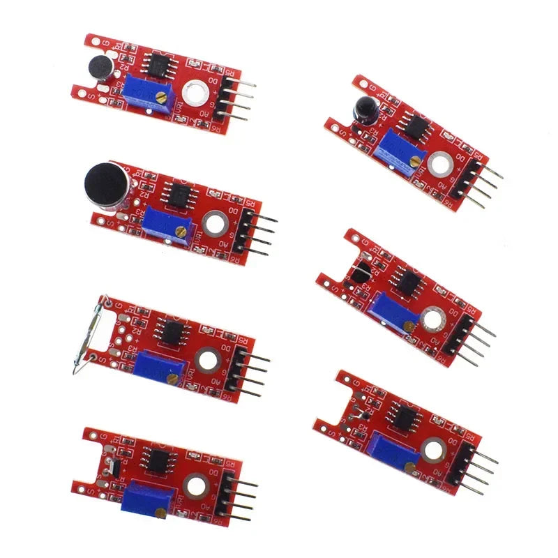 Kit Inicio Módulos Sensores (45 en 1, 16 Tipos) con Caja para Arduino/Raspberry Pi/UNO R3/MEGA2560 (Superior a 37 en 1)