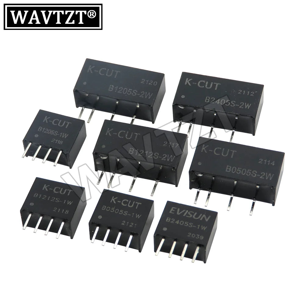 Módulo Fuente Alimentación Regulada Aislada DC-DC 1W/2W (B0505S, B0303S, B1205S, B2405S, B1212S, A1212)