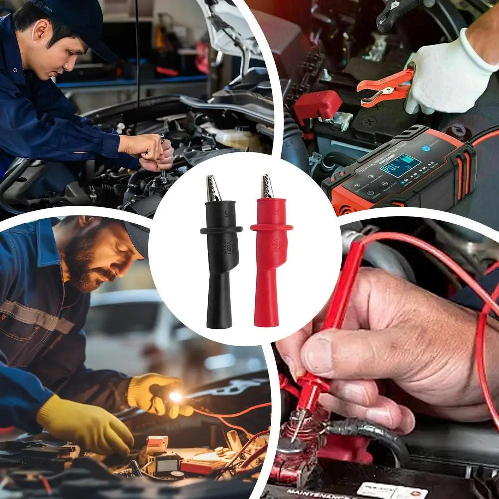 Pinza Prueba Aislada Tipo Cocodrilo - Clamp Eléctrico