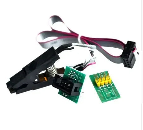 Kit Clip Test SOIC8/SOP8 para Programador USB CH341 EEPROM/Flash 93Cxx/25Cxx/24Cxx