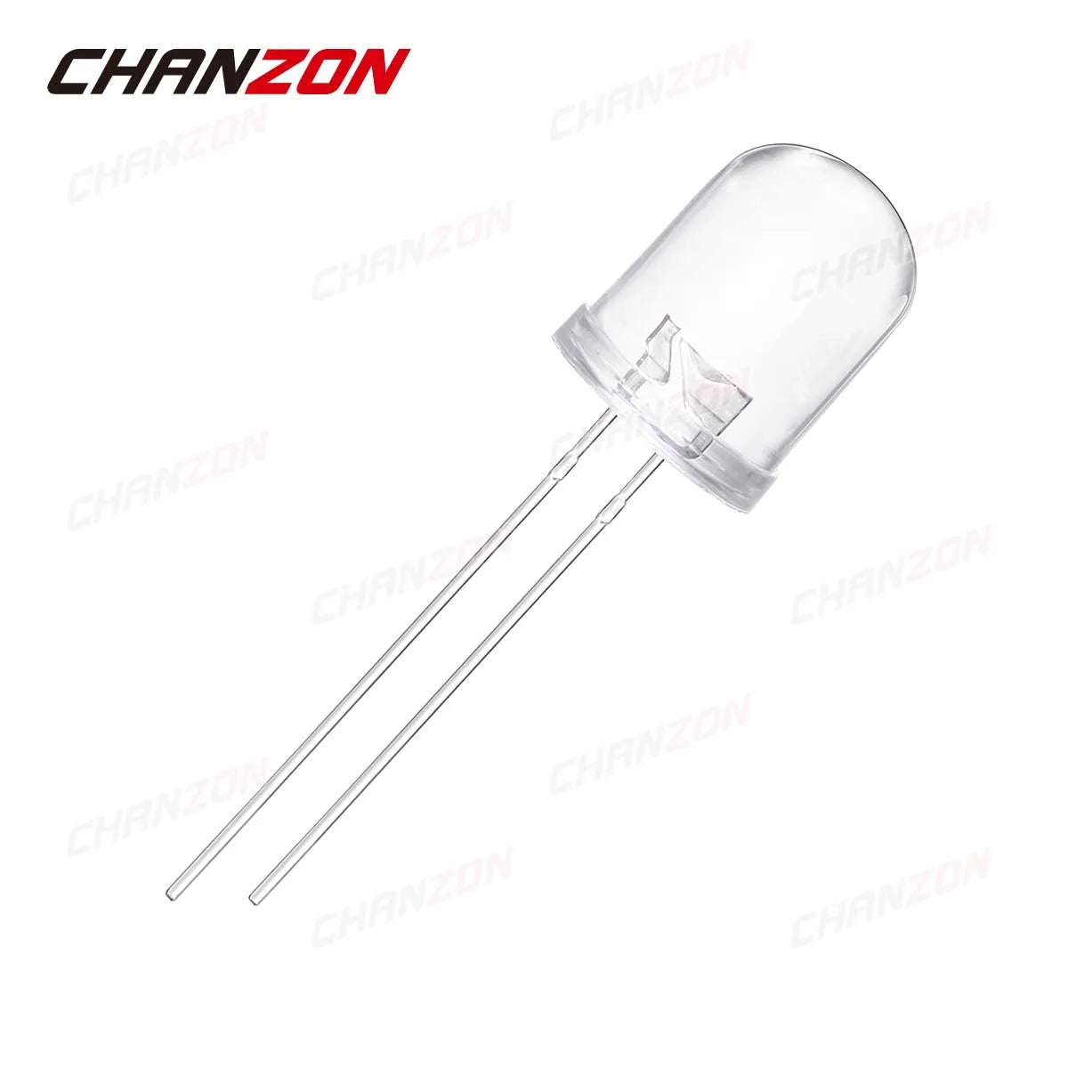 10pcs 10mm IR LED Emitting Diode 850nm Infrared Light Lamp Phototransistor Photodiode DIY Transmitter Emitter Micro PCB Circuit