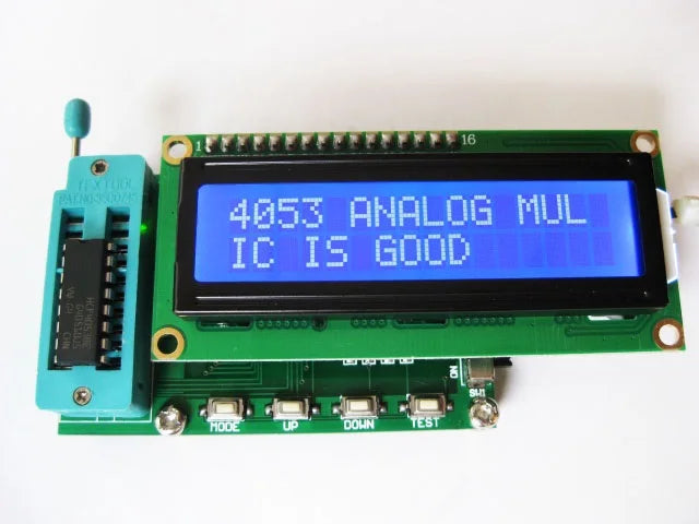Tester Digital Circuitos Integrados TES200 Serie 74/40/45 Módulo Verificador Compuertas Lógicas IC Arduino