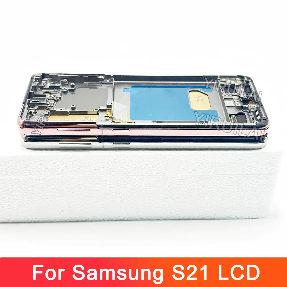Pantalla de visualización S21 probada para Samsung Galaxy S21 5G SM-G991B SM-G991B/DS pantalla LCD montaje de pantalla táctil reemplazo del digitalizador