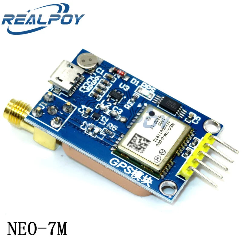 Módulo GPS NEO-6M / NEO-7M / NEO-8M (Micro USB) para Posicionamiento Satelital Arduino/STM32/C51