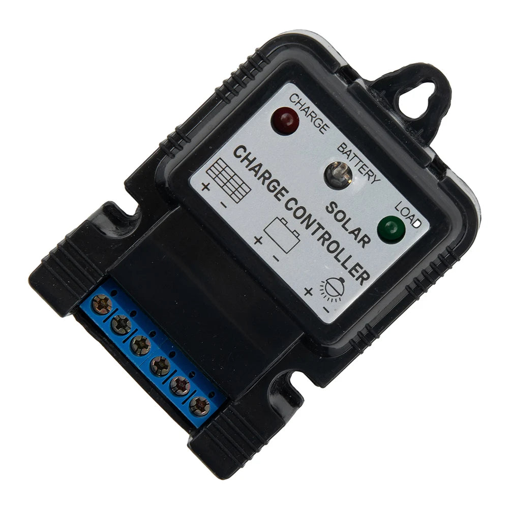 Controlador Carga Solar 10A 6V/12V Auto Identificación Accesorios Sistema PV