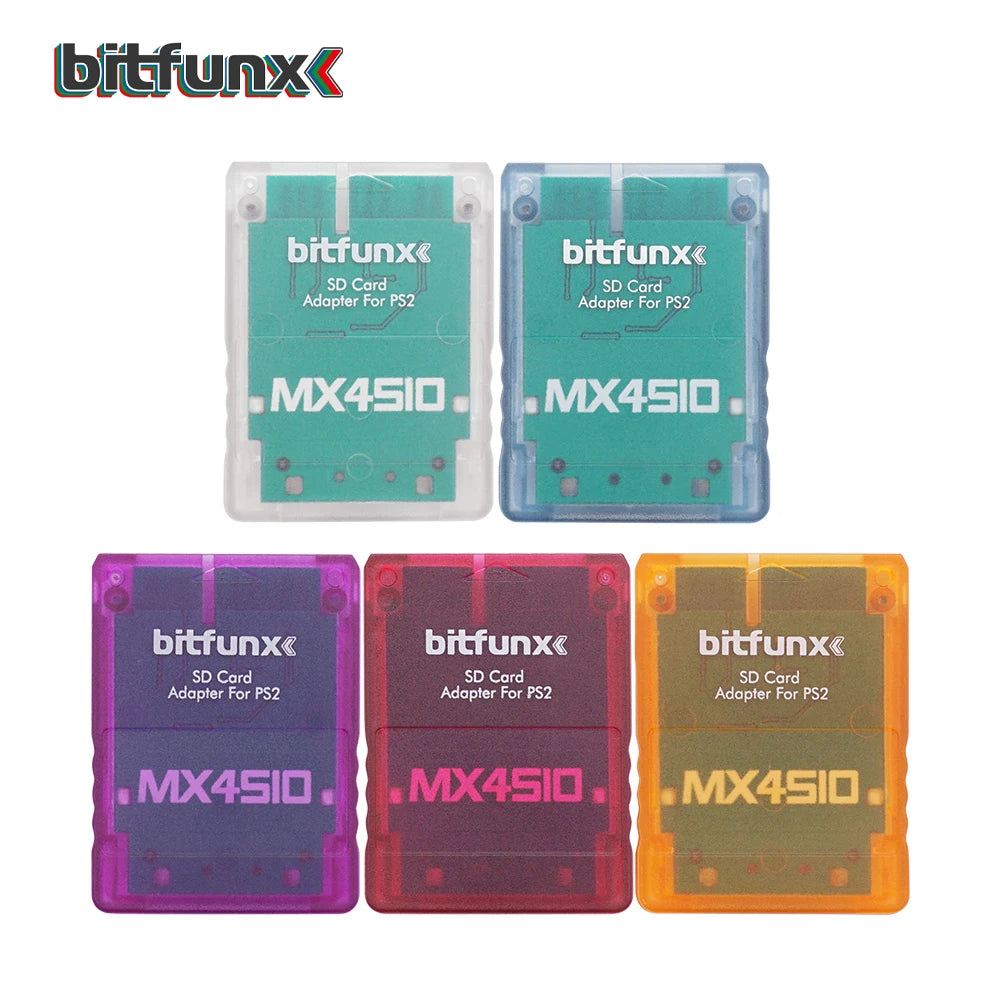 Adaptador Lector Tarjeta SD/TF Bitfunx MX4SIO SIO2SD para Consola PS2 PlayStation 2