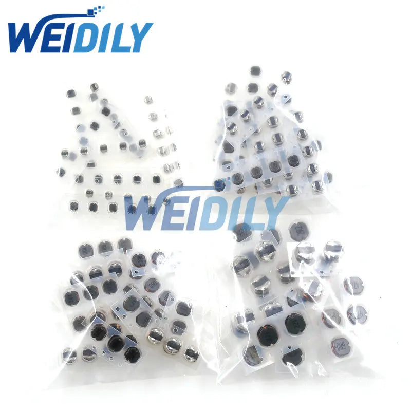 Kit Surtido Inductores Potencia SMD (CD32/CD43/CD54/CD75) - Varios Valores (2.2uH-470uH) - 26/39/50/65 Piezas