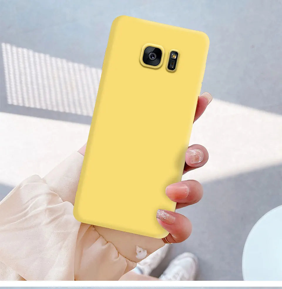 Funda Carcasa Silicona Mate para Samsung Galaxy S7 / S7 Edge (Coque)