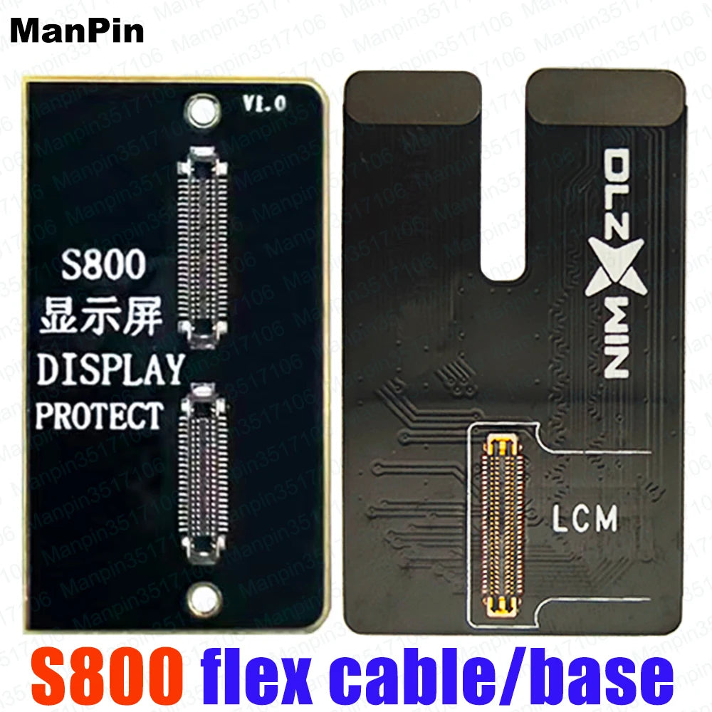 Base Conexión Flex para Tester Inteligente S800/S300 - Prueba Pantalla, Táctil, Corriente, True Tone, Batería