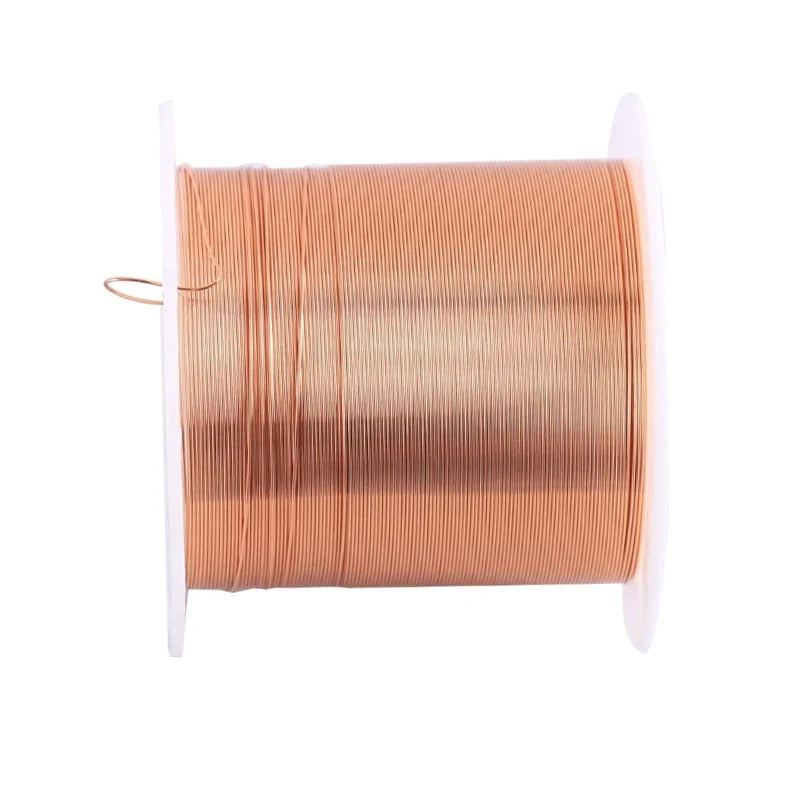 Alambre Cobre Esmaltado (0.06mm - 1.2mm) para Bobinado / Imán (1-3 Rollos)