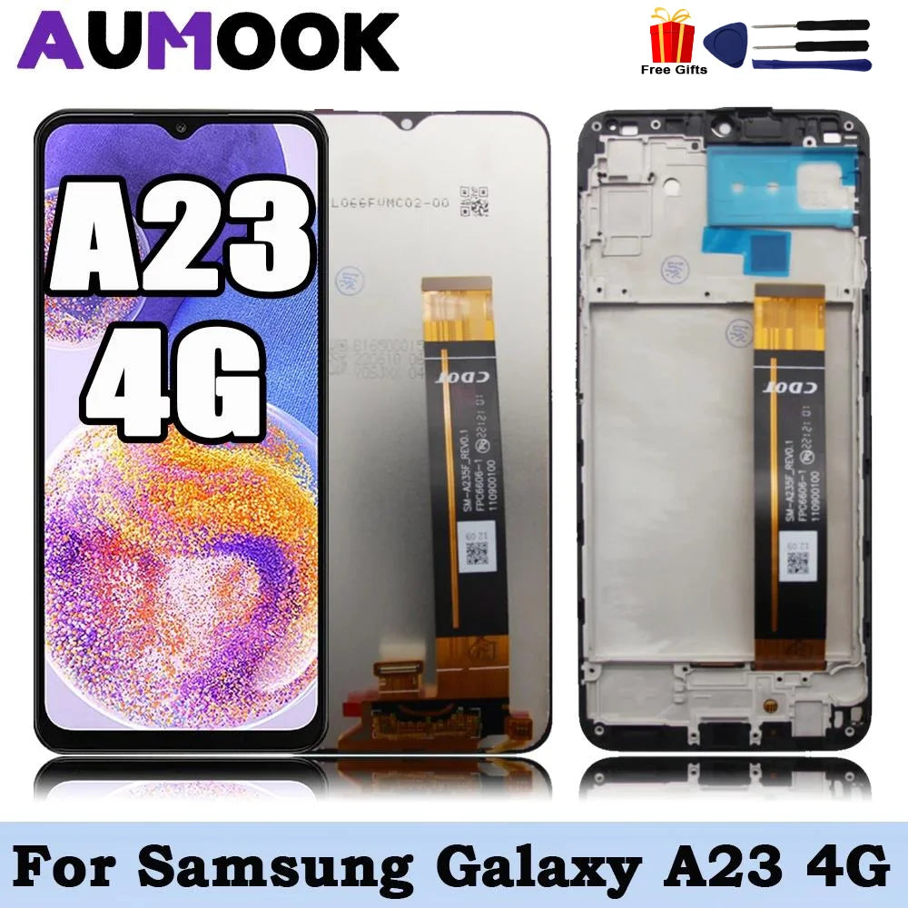 Pantalla LCD de 6,6 pulgadas para Samsung Galaxy A23 4G, Digitalizador de pantalla táctil para Samsung A235 A235F A235M A235N SM-A235F/DS, montaje LCD