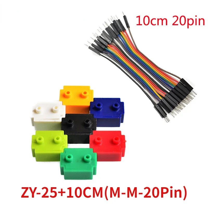 Breadboard Jumper Wire Dupont Line Kit MB102 ZY-204 400 Tie Points Solderless PCB Breadboard DIY Mini Test Protoboard Kits