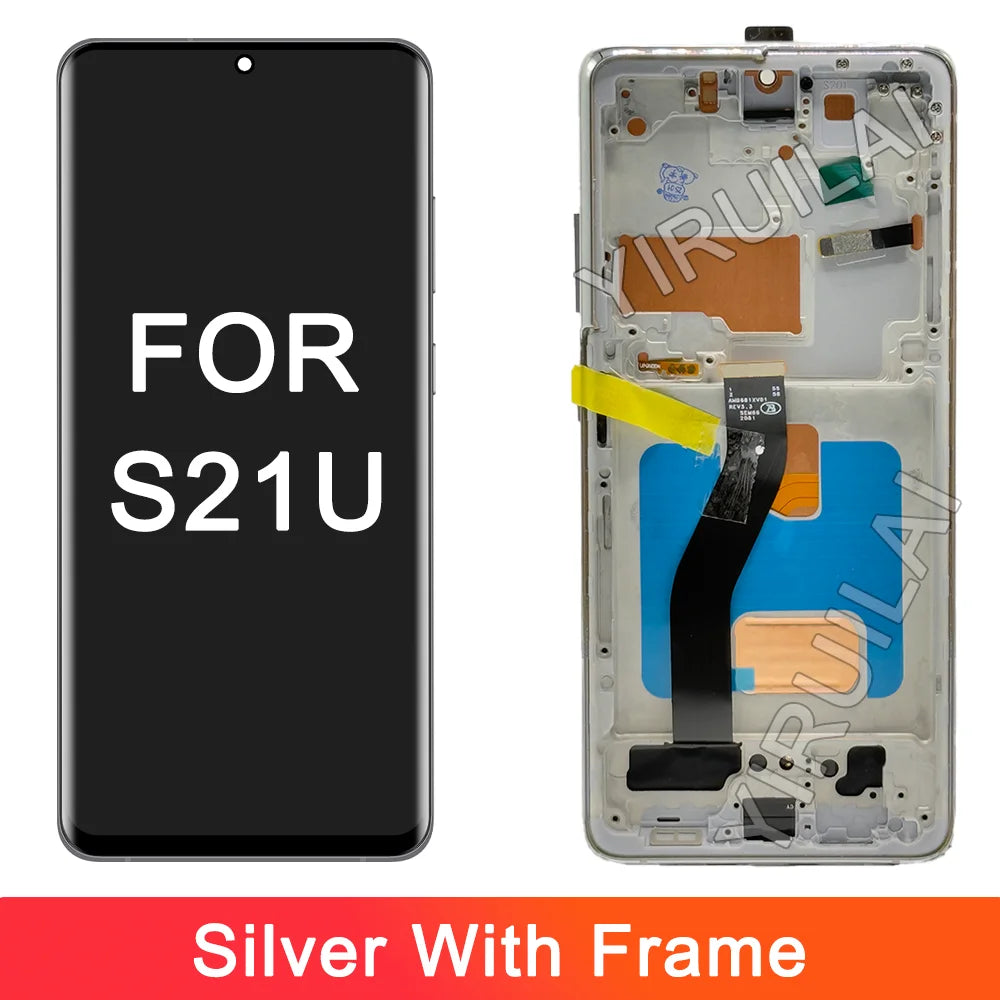 TFT S21 Ultra LCD para Samsung Galaxy S21 Ultra G998B G998B/DS pantalla Lcd reemplazo de montaje de pantalla táctil Digital