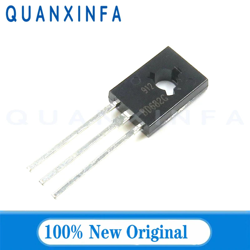 Lote 10 Pcs Transistor Darlington TO-126 BD681G (NPN) / BD682G (PNP)
