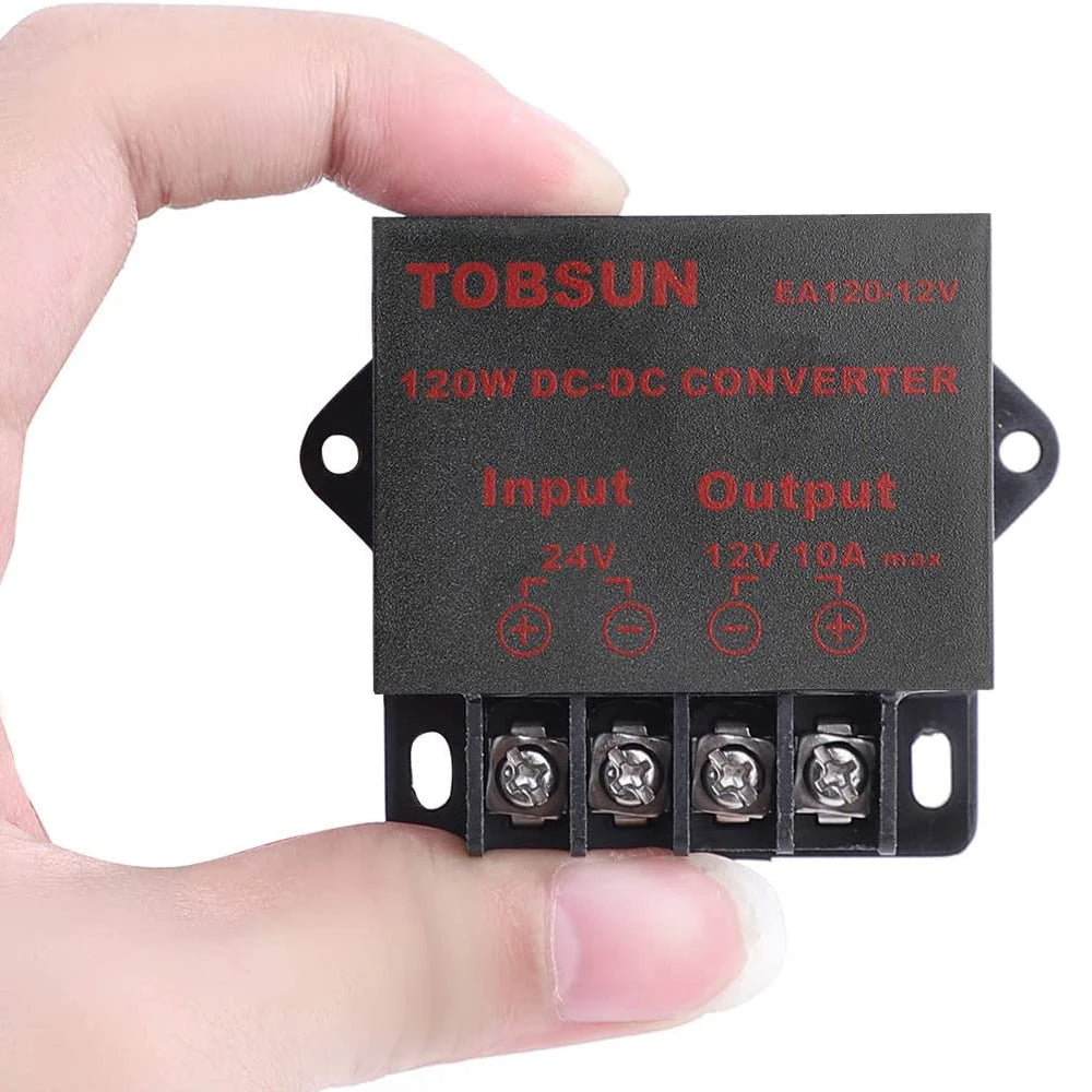 Convertidor Buck DC-DC 24V a 12V 5A/10A Step-Down Estabilizador Reductor Voltaje Mini