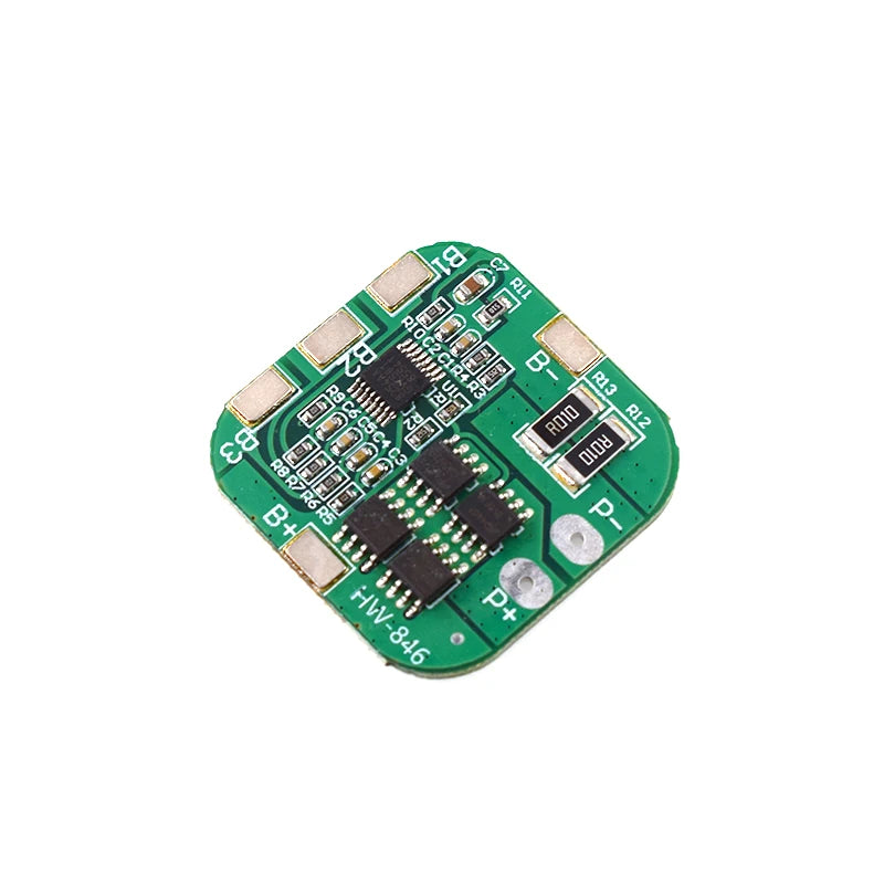3S/4S 5A 10A 20A 25A 40A 60A Li-ion Battery Charger Protection Board 18650 BMS for Drilling Rig Motor Standard 4S 20A HW-846