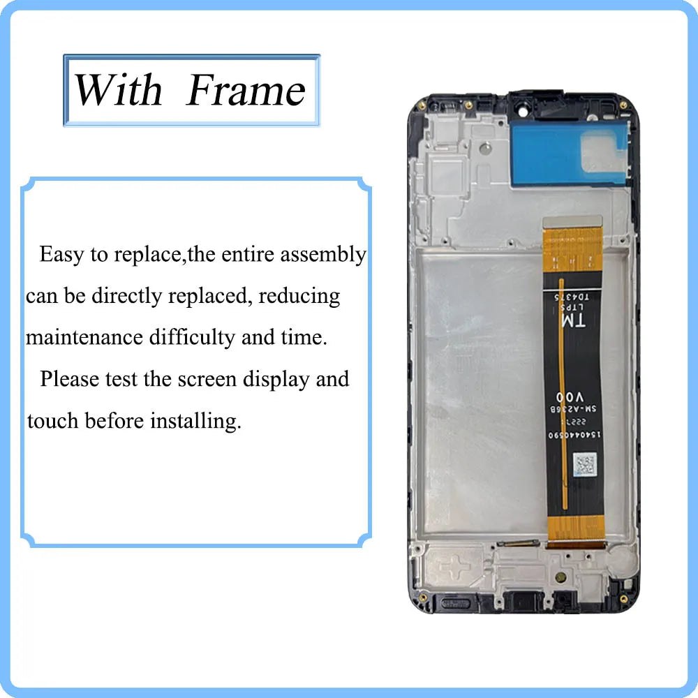Pantalla LCD de 6,6 pulgadas para Samsung A23 5G A236, montaje de digitalizador con pantalla táctil para Samsung A23 5G A236U A236U1 A236B A236B/DS LCD