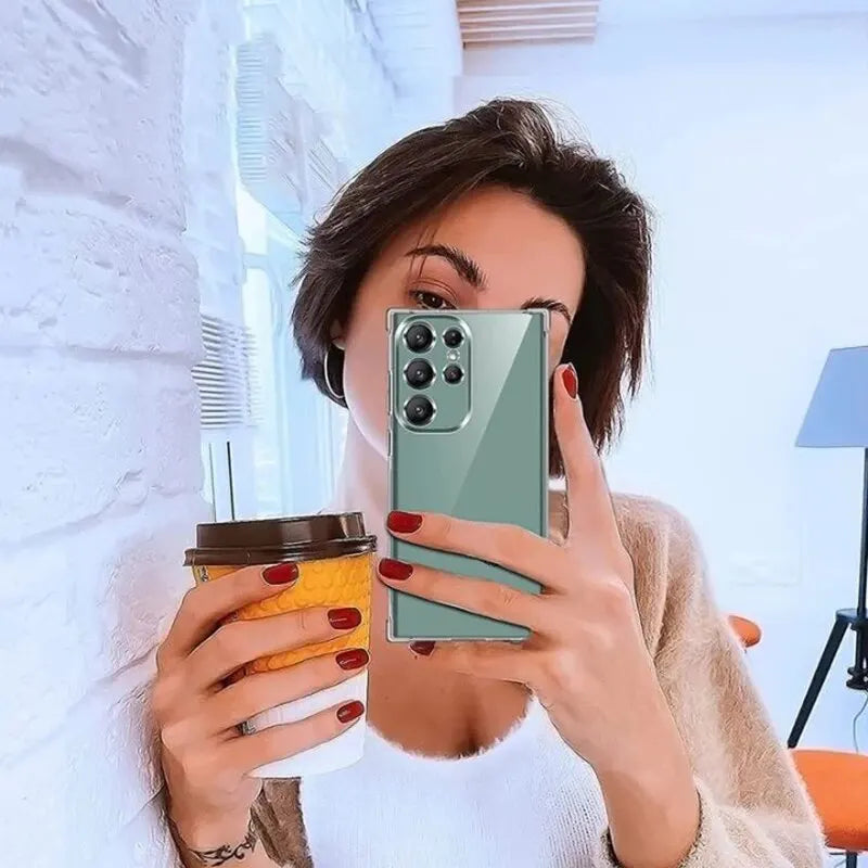 Funda Carcasa Transparente Anti-Golpes para Samsung Galaxy A13/A26/A33-A36/A52-A56 / S21-S25 Plus/Ultra