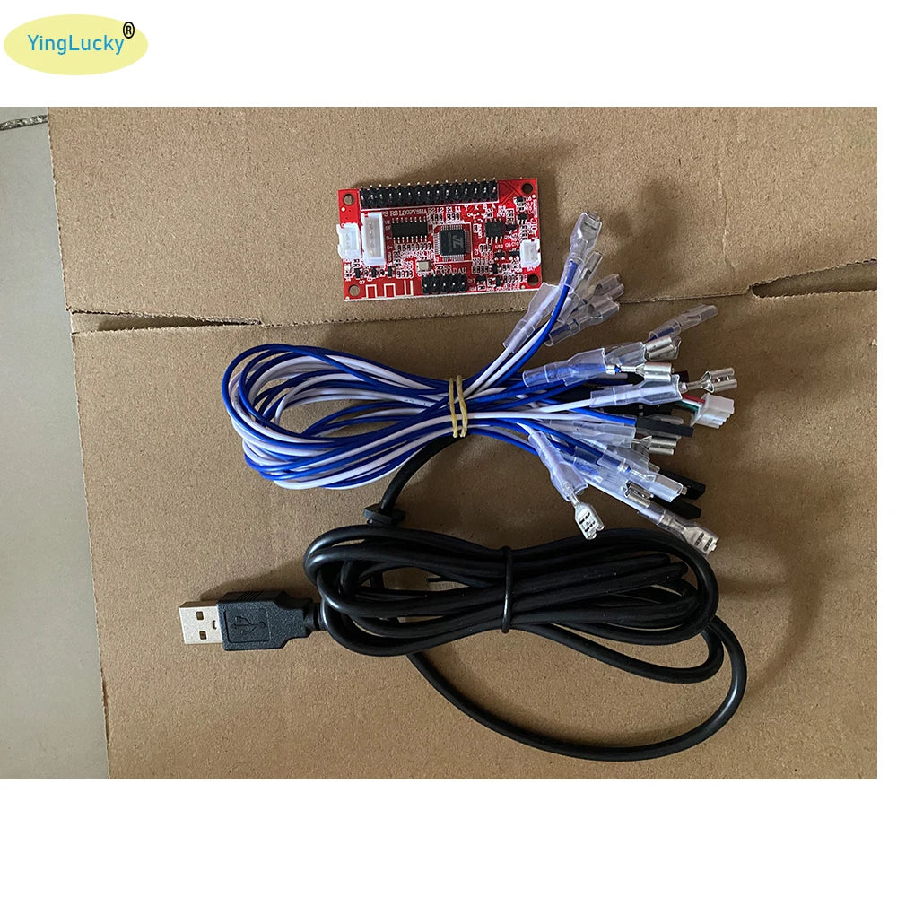 Placa Encoder PCB Joystick Arcade Inalámbrico Bluetooth USB Zero Delay (Controlador 3 en 1) para Sanwa/PC/PS3/PS4 DIY