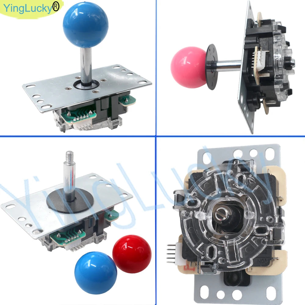 Joystick Arcade (Copia Sanwa 8YT) 5 Pines para DIY Accesorios Juegos PC (1 Unidad)