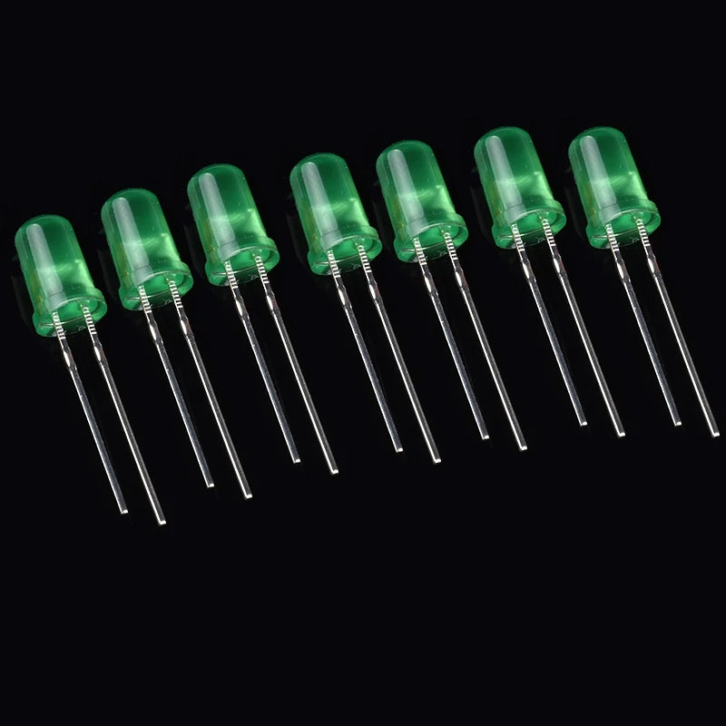 Kit Surtido Diodos LED 3mm/5mm (DIP, Rojo/Naranja/Amarillo/Verde/Azul/Blanco) Componentes Electrónicos