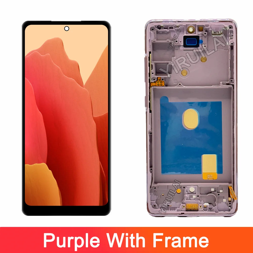 TFT S20FE LCD para Samsung S20 FE pantalla LCD SM-G781 G7810 G781U G781B con marco de pantalla táctil reemplazo del ensamblaje del digitalizador