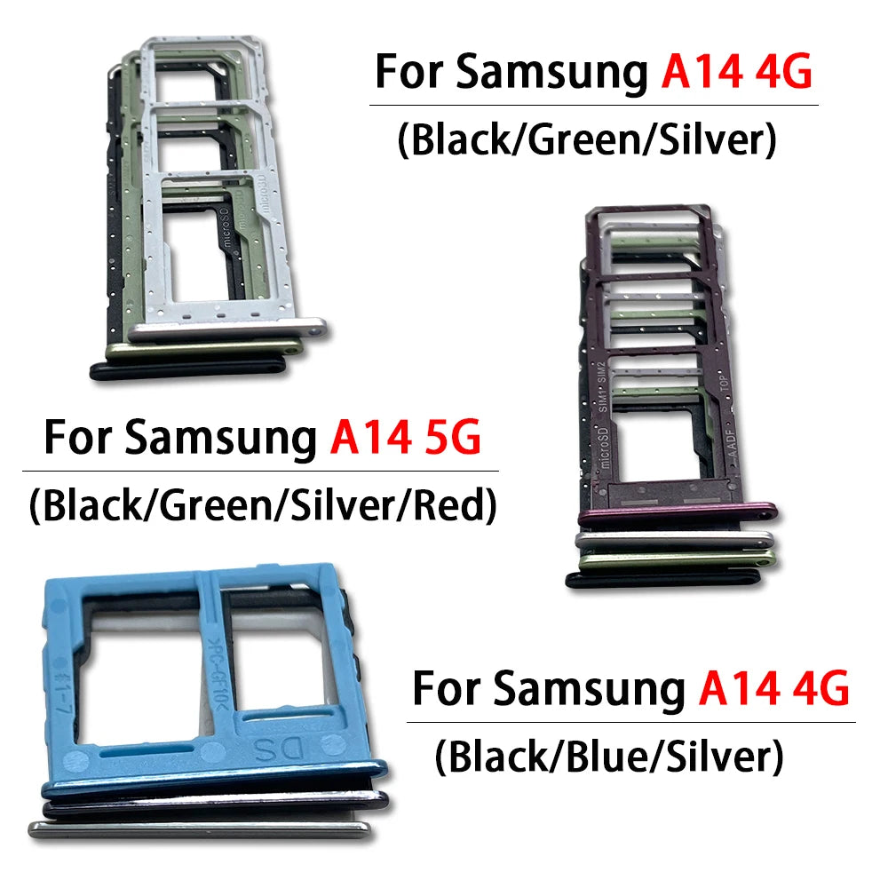 Bandeja Doble SIM (Micro/Nano) para Samsung A14 (4G/5G)/A32 5G - Adaptador Slot Chip Holder