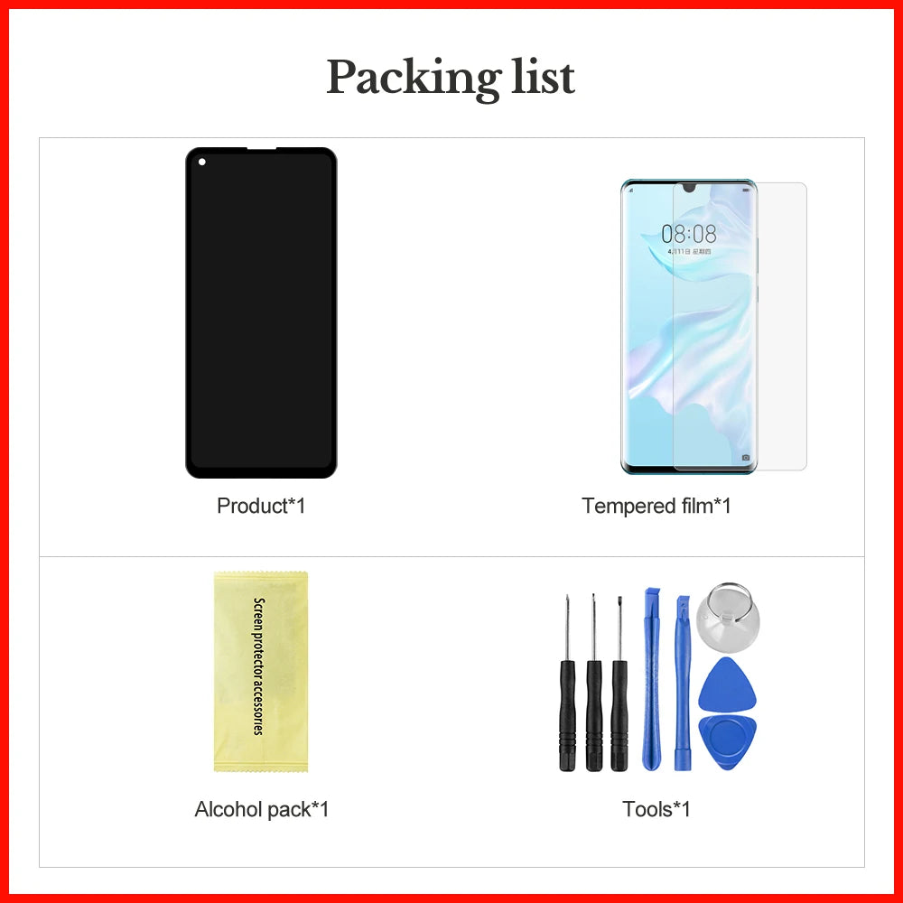 6.81'' For Honor play 4 LCD Display Touch Screen+Frame Digitizer Assembly For Huawei Mate 40 Lite E LCD Screen