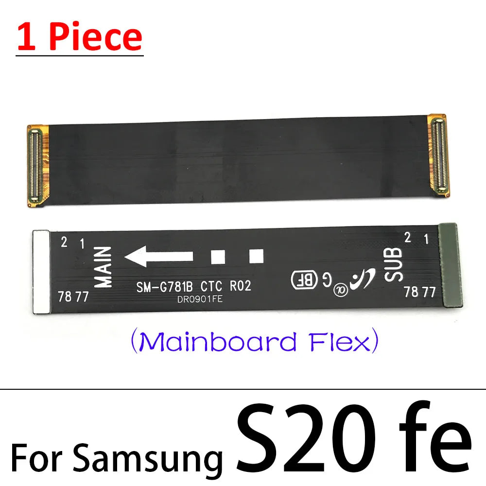 Cable Flex Conexión Múltiple (Puerto Carga, Placa Base, LCD) para Samsung Note 10 Lite/Note 20/S10 Plus/S20 FE (Nota: Verificar parte exacta)