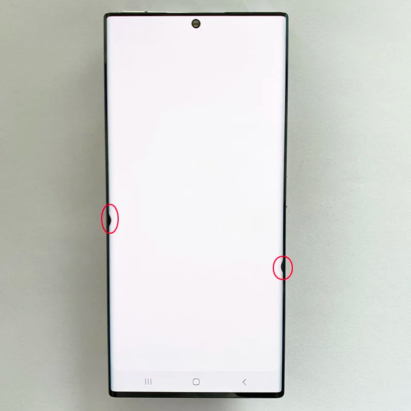 Pantalla 6.8" Super AMOLED con Marco y Digitalizador Táctil para Samsung S22 Ultra (S22U/S908B/S908U) (Con Defecto Estético)