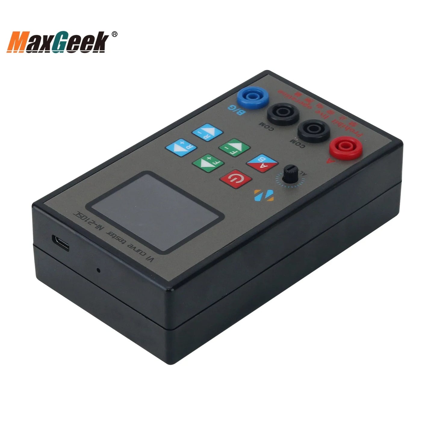 Tester Portátil Curva VI Maxgeek NI-210SC Doble Canal (18 Niveles Frecuencia Ajustable) Pantalla TFT 2.0"