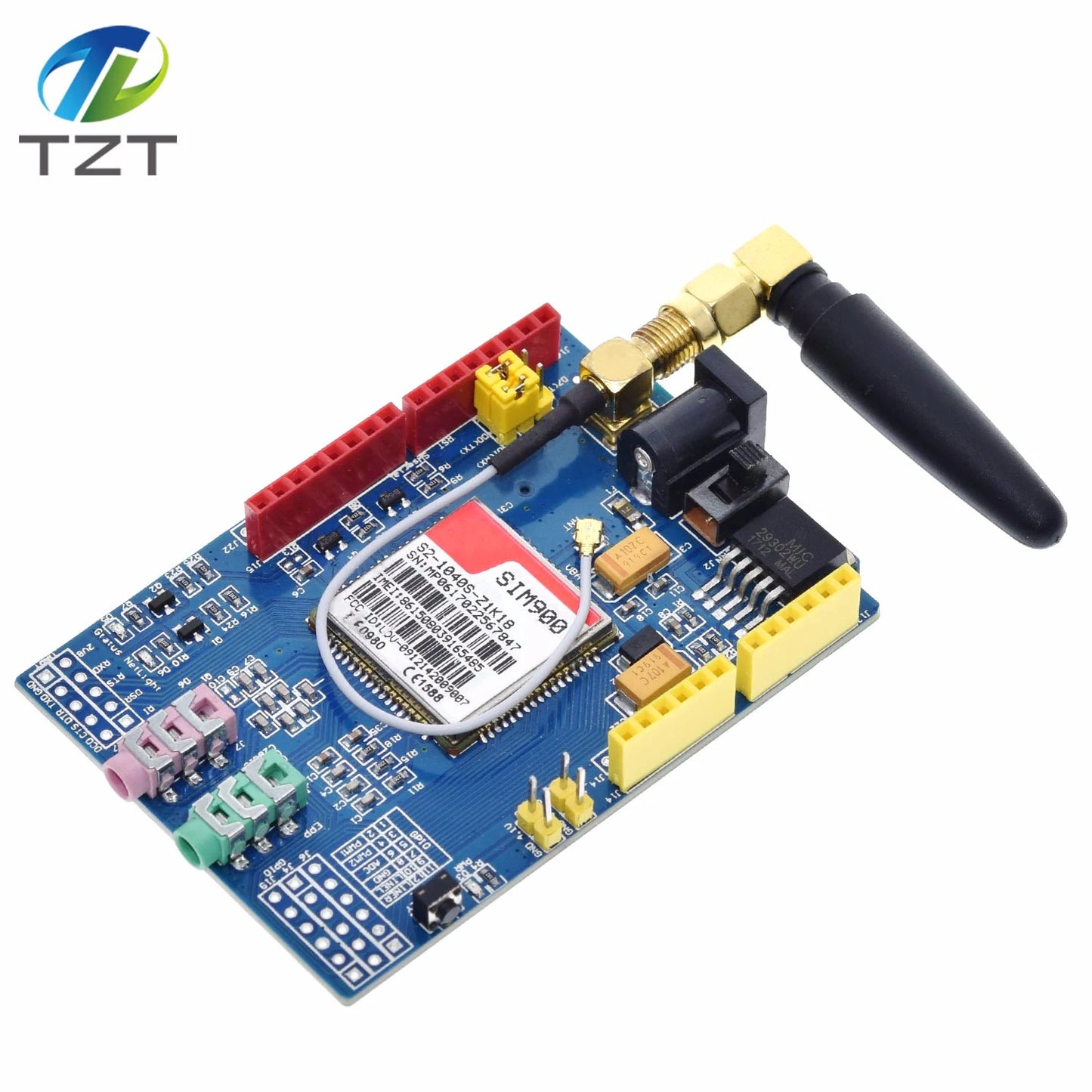 Kit Placa Desarrollo Módulo GSM/GPRS SIM900 (850/900/1800/1900 MHz) para Arduino