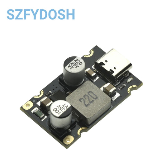 Módulo Carga Rápida PD 65W USB-C Soporta PD3.1/QC3.0/SCP/PPS 5V-20V