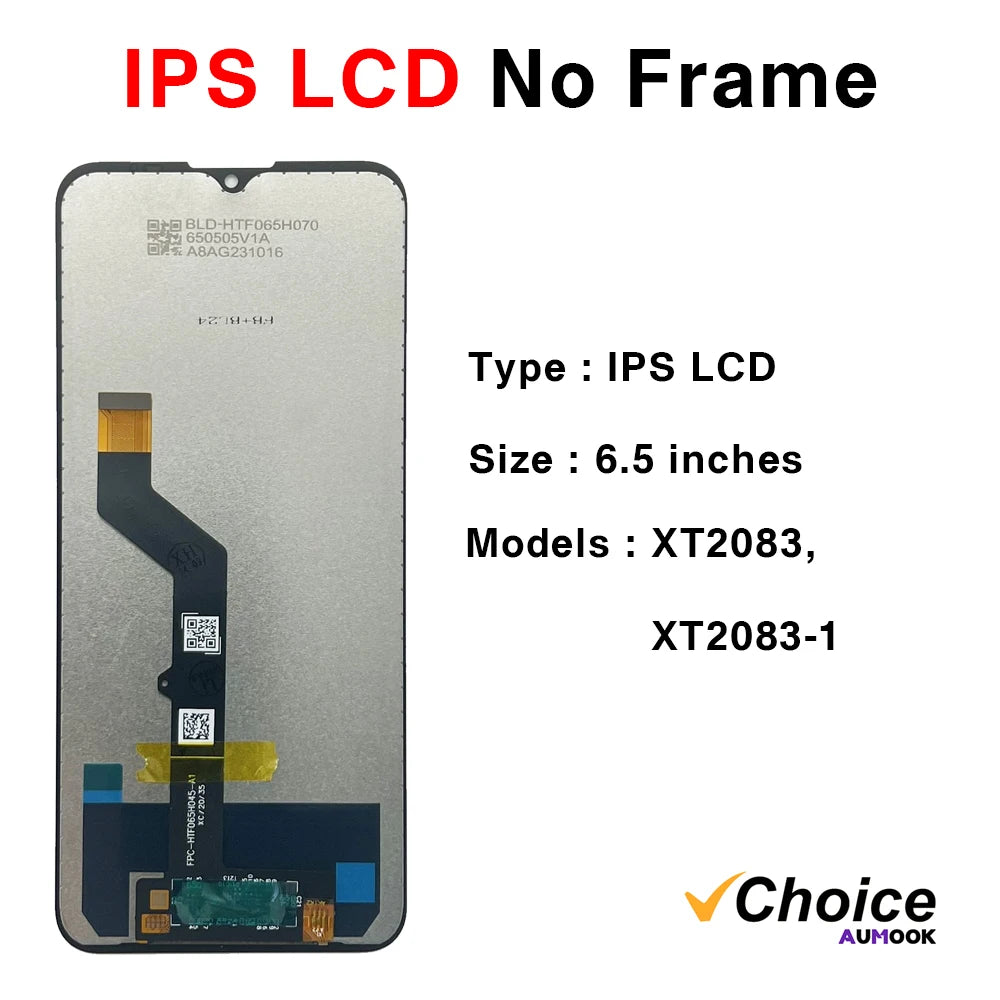 G9 Play IPS LCD for Motorola G9 Play LCD Display Touch Screen Digiziter Assembly pantalla For Moto G9Play With Frame LCD Display