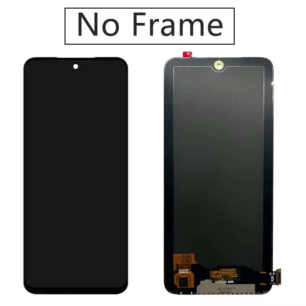 New Tested Display For Xiaomi Redmi Note 10S LCD Screen Digitizer For Redmi Note 10 4G AMOLED Display M2101K7AG Replacement Part