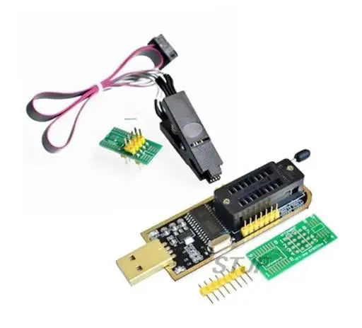 Kit Clip Test SOIC8/SOP8 para Programador USB CH341 EEPROM/Flash 93Cxx/25Cxx/24Cxx