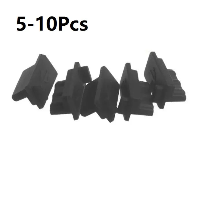 Tapón Antipolvo USB Universal Silicona Protector para Puerto/Jack Hembra Tablet/PC/Notebook/Laptop (5-10 Unidades)