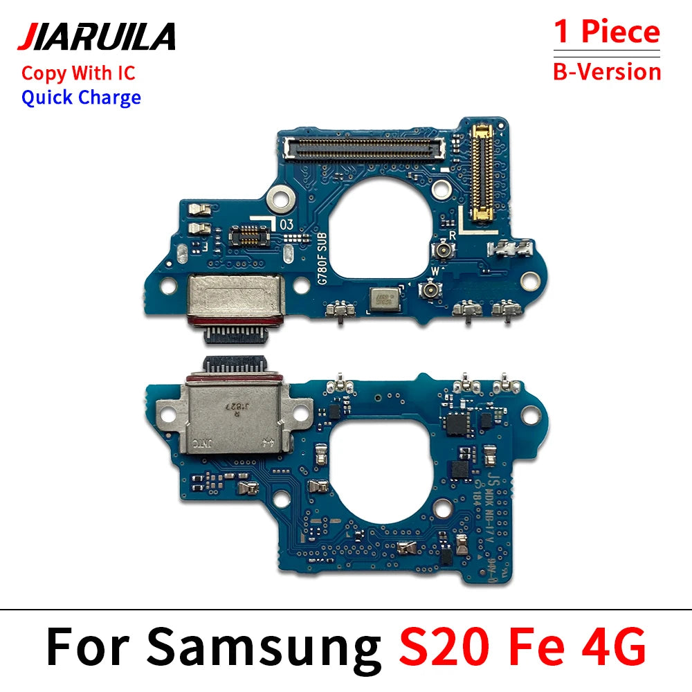 Cable Flex Conexión Placa Principal a Puerto Carga (Dock) para Samsung S20 FE 4G/S20+/S20 Ultra/S21 (Modelos G780/G98x/G991B)