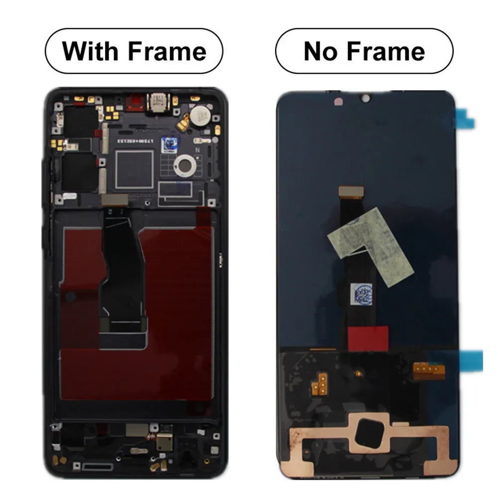 AMOLED Display For Huawei P30 LCD Display With Frame ELE-L29 ELE-L09 ELE-L04 Screen Touch Digitizer Assembly Replacement P30 LCD