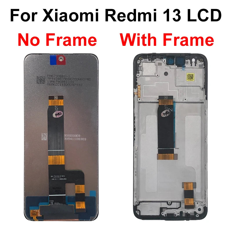 AAA+ IPS For Xiaomi Redmi 12C 22120RN86G 12 LCD 14R 14C Display Touch Screen Digitizer Replace For Redmi 13C LCD 13 Display