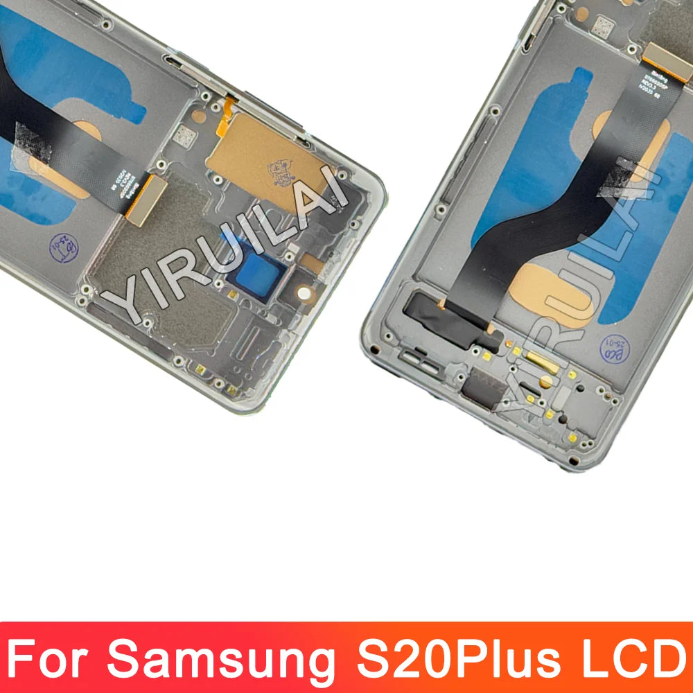 Pantalla TFT S20 Plus con marco para Samsung Galaxy S20 Plus G985F G986F pantalla LCD reemplazo de pantalla táctil Digital