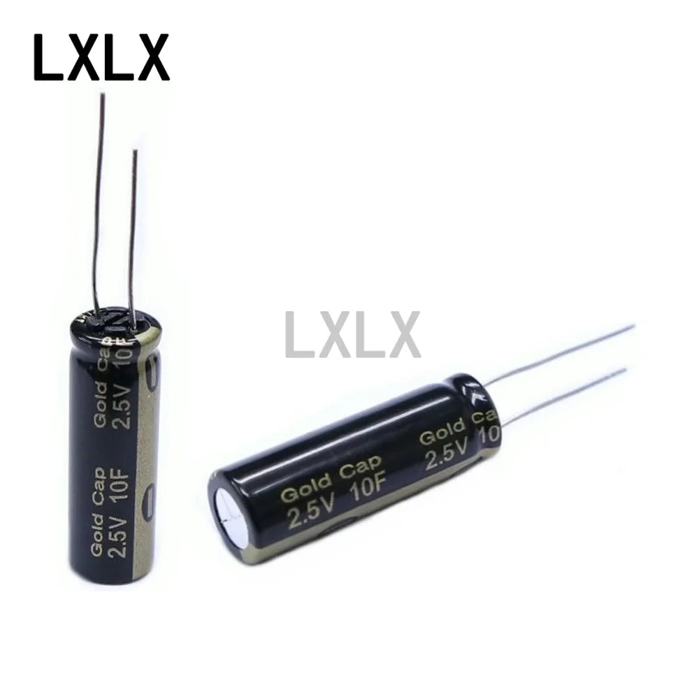 Supercapacitor Faraday 3.3F 2.5V Almacenamiento Energía Alta Corriente - Lote 10 Piezas