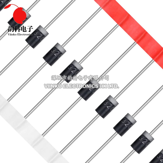 Diodo Schottky THT - Varios Tipos (SR160 a SR5200) - Lote 20 Piezas