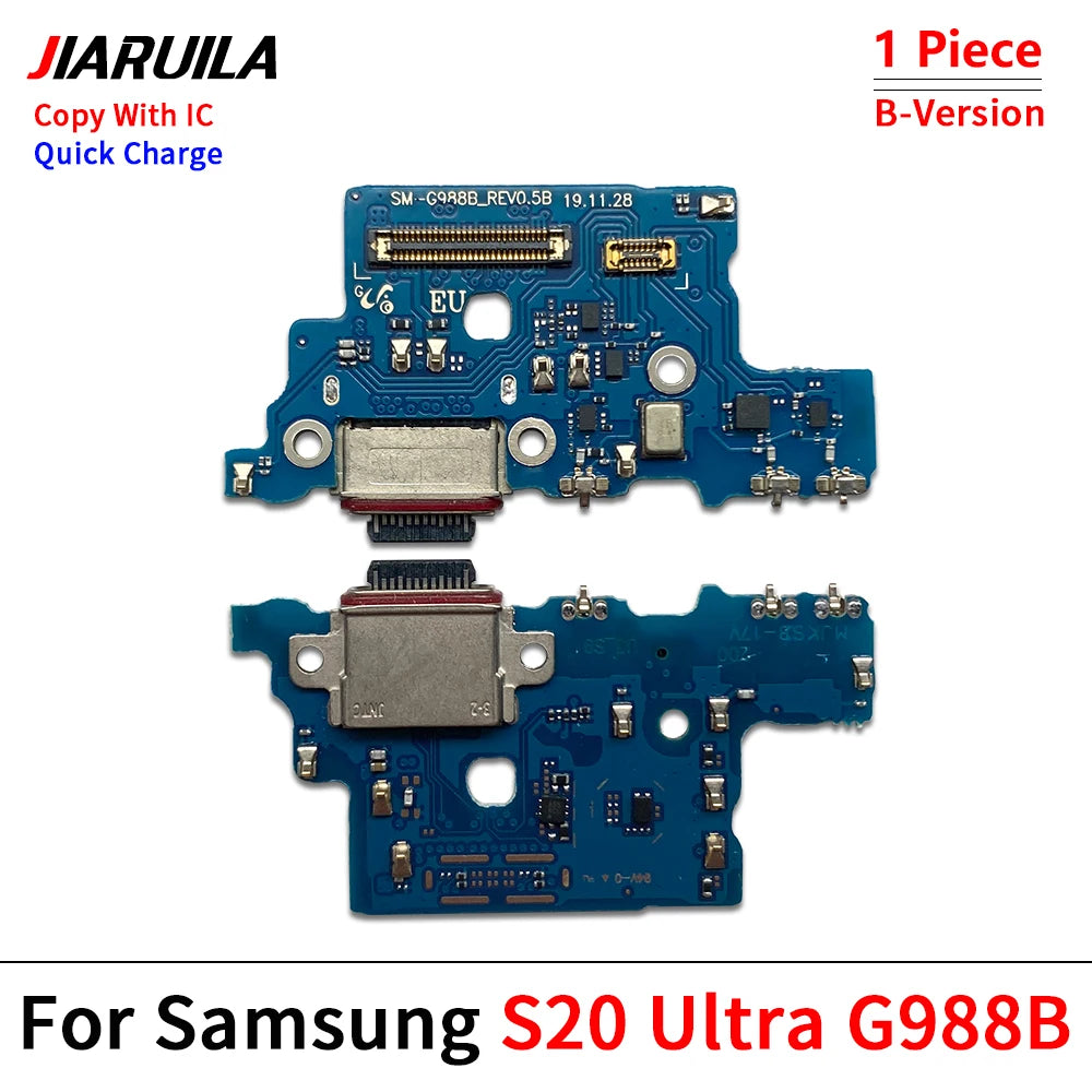 Cable Flex Conexión Placa Principal a Puerto Carga (Dock) para Samsung S20 FE 4G/S20+/S20 Ultra/S21 (Modelos G780/G98x/G991B)