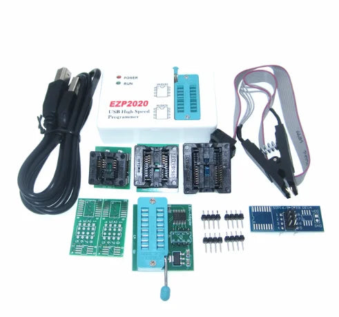 Programador USB SPI Alta Velocidad EZP2019/2020/2025 (Mejor que EZP2010/2013/2017) Soporta EEPROM 24/25/26/93, Flash 25 BIOS